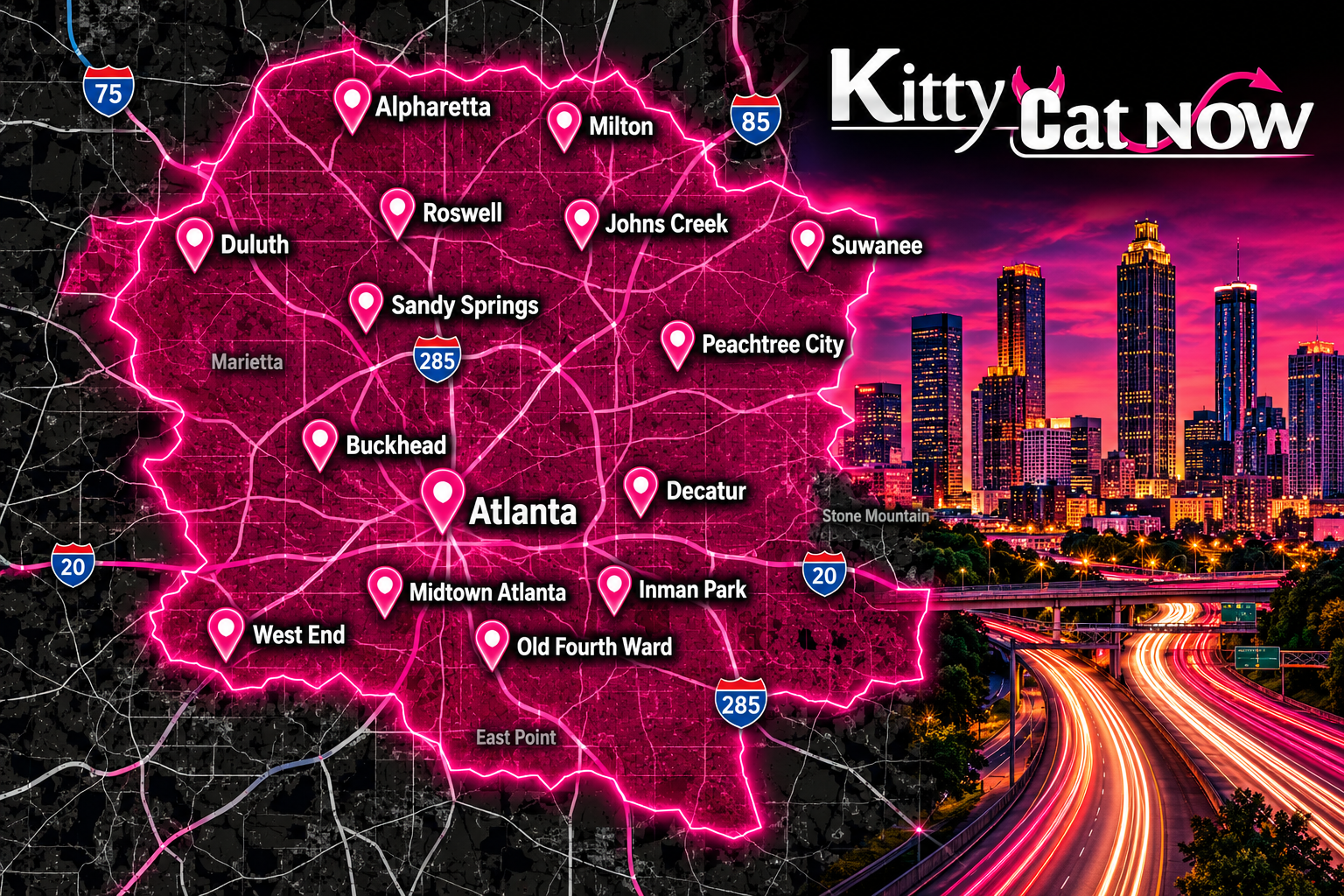 Kitty Cat Now Atlanta Service Area Kitty Cat Now Atlanta Service Area